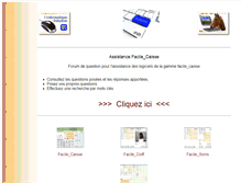 Tablet Screenshot of facile-aide.com